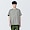 LIGHT GREEN*STRIPE([무인양품]  남성 저지 크루넥 반소매 티셔츠 (오버핏 반팔))