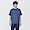 BLUE STRIPE([무인양품]  남성 저지 크루넥 반소매 티셔츠 (오버핏 반팔))