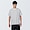 WHITE STRIPE([무인양품]  남성 저지 크루넥 반소매 티셔츠 (오버핏 반팔))
