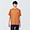 ORANGExBORDER([무인양품]  남성 저지 크루넥 반소매 티셔츠 (오버핏 반팔))