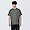 DARK GREENxBORDER([무인양품]  남성 저지 크루넥 반소매 티셔츠 (오버핏 반팔))