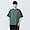 SMOKY GREEN(남성 · 시원한 · 헨리넥 반소매 우븐 티셔츠)