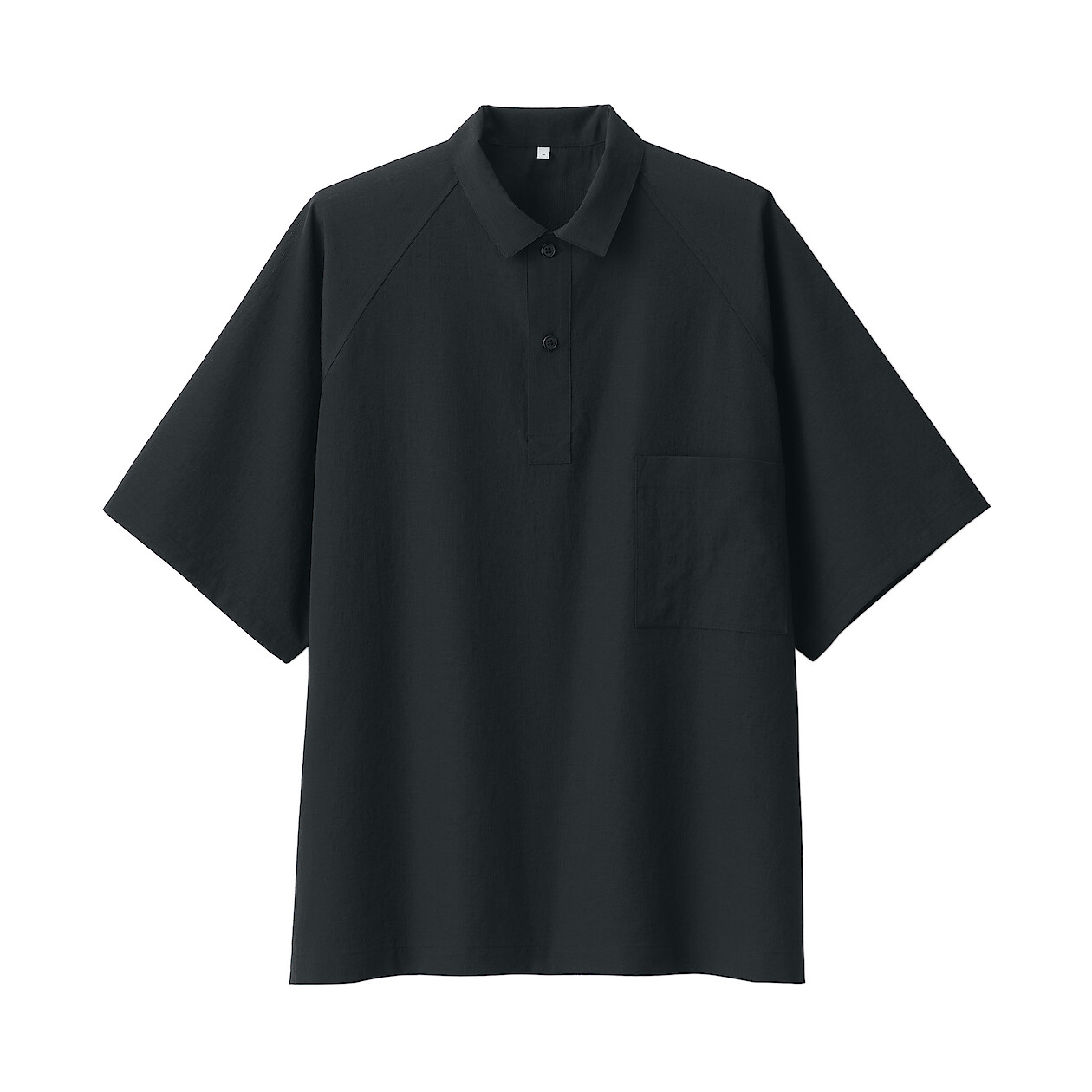 BLACK(남녀공용 · 통기성 좋은 · 반소매 폴로 셔츠)